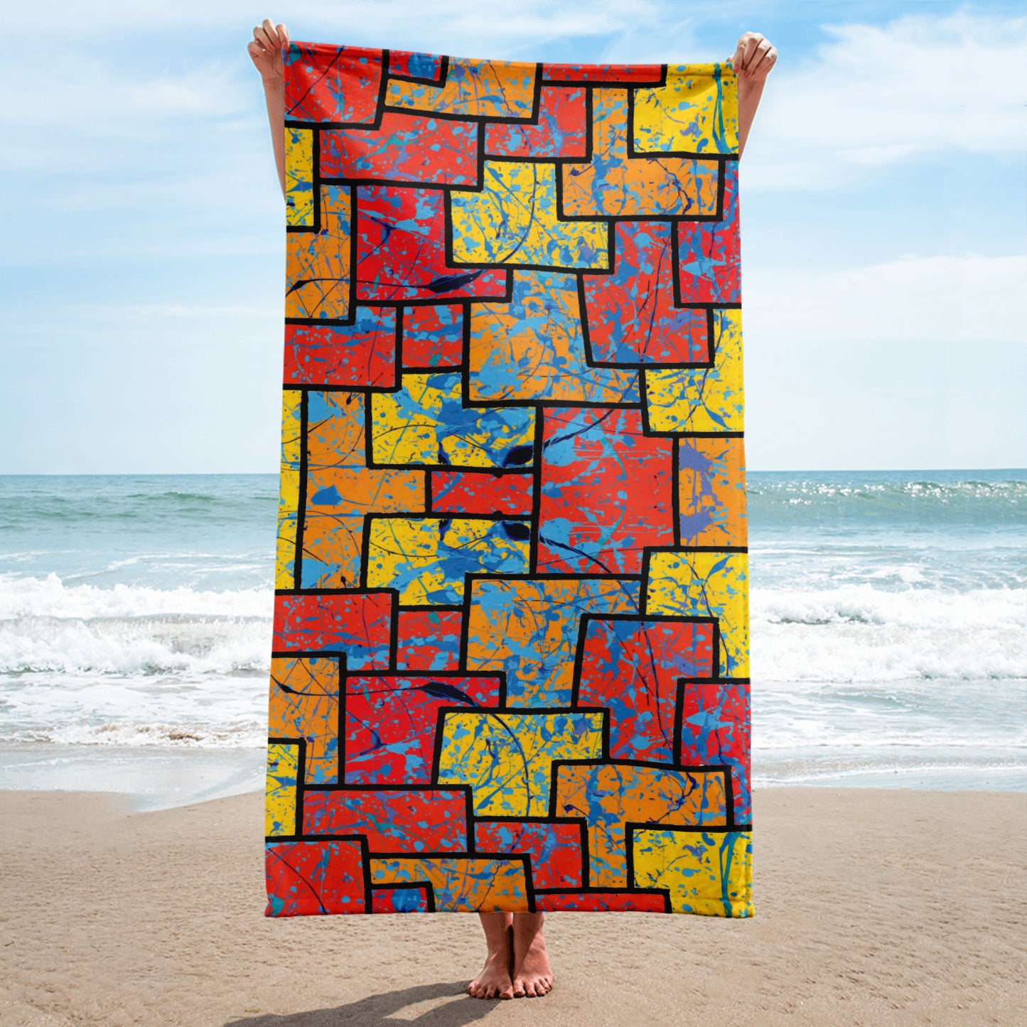 Working The System | Beach Towels | Orange