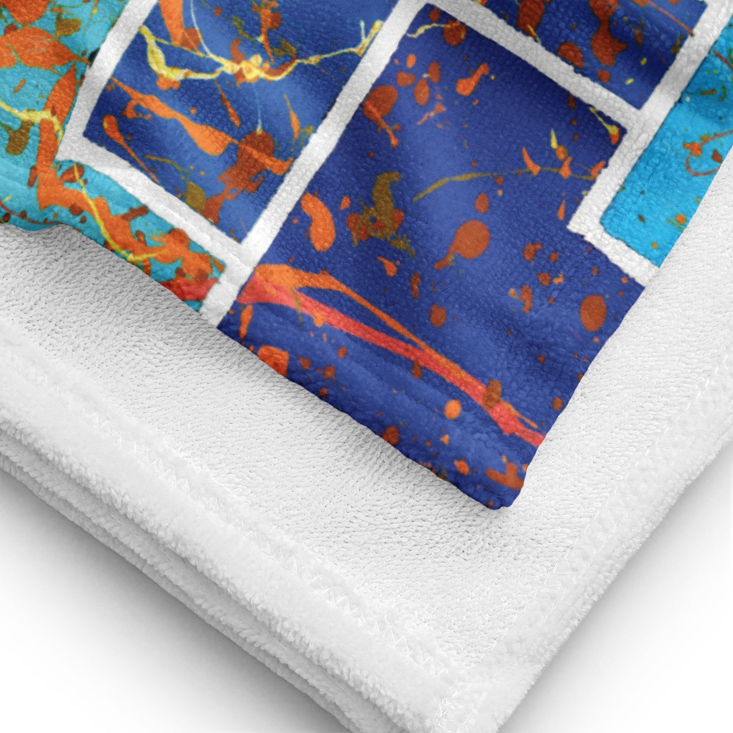 Working The System | Beach Towel | Blue